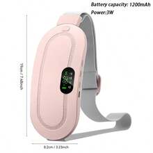 USB Charging, Portable Menstrual Heating Pad, Heating For The Abdomen And Waist During Menstruation, Massage Pad, Electric Heating Belt, For Warming The Waist And Abdomen.Perfect Gift - Gradient - View 13