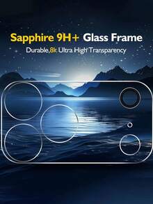 3pcs Full Coverage Camera Lens Protector Film, Compatible With 17/14/15/13/16 Pro Max Plus/17/Air, Accessory Rear Cover Lens Glass, Suitable For Daily, Office, Home Use, Waterproof, Shockproof, Anti-Fall, Anti-Scratch. - Clear - View 4