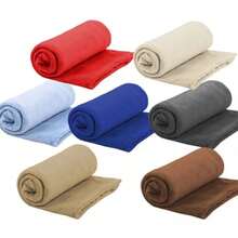Set Of 5 Pet Blankets 80cm X 100cm Comfortable With Hemmed Finish - 黑色 - 查看 5