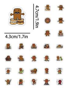 Bộ 54 miếng dán hình hoạt hình dễ thương Tamago-Kun - Dùng dán điện thoại và hộp bút, thích hợp cho đồ dùng học tập, ốp điện thoại, laptop và trang trí hàng ngày. - Nhiều màu - Xem 7