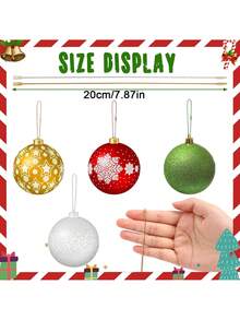 400 piezas/100 piezas Ganchos para adornos navideños, colgadores de adornos con cuerda de adorno con cierre rápido para decorar el árbol de Navidad, fiestas y colgantes. Fácil y rápido de bloquear.