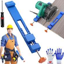 Industrial Cutting Machine Linear Rail Fixer - Heavy-Duty Metal Fastening Clamp For Precise Straight Cuts, Stable Guide Rail Support Bracket, Suitable For Workshop/Construction, Woodworking/Metalworking Tools, Easy To Install & Adjust, Beginner-Friendly, Essential Workshop Tool - Blue - View 9