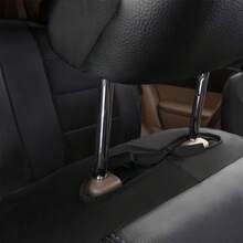 Black PVC Leather Universal Car Seat Cover High Back Full Set For 5 Seats Front Rear Cover Breatherable Zipper Design Fit Solid 40/60, 60/40, 50/50 Split Bench For Most Cars Trucks SUVs - 黑色 - 查看 5