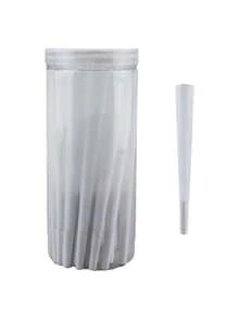 200/100/50/30 件天然预卷锥形卷烟纸 - 1- 1/4 卷纸超薄慢燃烟筒带尖头/管 - 喇叭管卷烟纸适用于节日/情人节礼物和吸烟配件、父亲节礼物