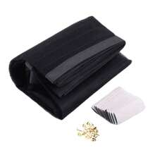 Mosquito Net Door Curtain, Auto-Closing, Dense Mesh For Mosquito Prevention, Keep Mosquitoes Out, Ventilated And Breathable With Quiet Operation, Achieve Home Mosquito Repellent In One Step - màu đen - Xem 7