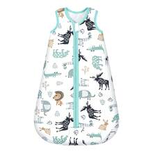 Mosebears  2.5 TOG  Sleeveless Sleep Bag  , Thick Leg-Wrapped Sleep Sack Baby Winter Wearable Blanket With 2-Way Zipper Super Soft &Comfortable - Deer - 查看 11