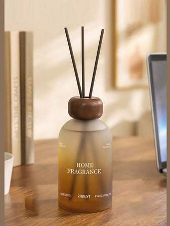 1pc 250/500ml Large Capacity Home Fragrance Rattan Reed Diffuser, Long Lasting Air Freshener, Flameless Essential Oil Aromatherapy, Suitable For Best Friend Gifts, Women Gifts, Winter Gifts, Halloween Gifts, Christmas Gifts