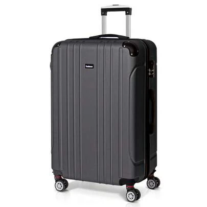 Todeco Travel Suitcases, Large 78cm Suitcase, Travel Trolley, Rigid And Lightweight ABS Travel Suitcase With Telescopic Handle, 4 Double Wheels, 78 X 51 X 28 Cm, Durable, Travel Luggage