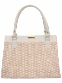 Bolsa Feminina Média Satchel Luxo Tote - Marfim - Visão 5