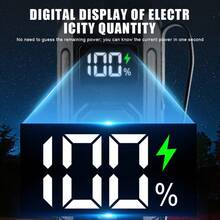 1pc Super Bright Large Capacity Extendable Camping Lamp - LED/COB Light Bulb With Magnetic Attachment Type-C Charging - Waterproof - Suitable For Outdoor Camping, Home Emergency Lighting