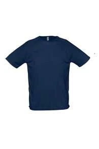 THEGEWA 5 Breathable Sports T-Shirts, Different Colors, Various Sizes, From XS To 3XL - Navy Blue - View 6