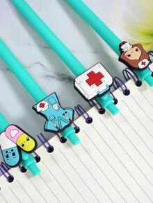 10pcs/4pcs/1pc Customizable Heart-Shaped Click Ball Pen, Personalized Name Pen, Suitable For Valentine's Day, Couple Gifts, Teacher Gifts, Student Gifts, Parent Gifts Back To School - Multicolor - View 7