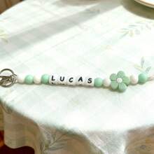 1PC Customized Name Silicone Keychain/Bag Buckle/Can Be Hung With Work ID Card, Etc., Unique Gift - Flower Keychain - View 37
