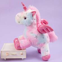 50cm/60cm/75cm/90cm Cute Giant Unicorn Plush Doll, Soft Stuffed Unicorn Doll, Animal Horse Doll, Children Girls Birthday Gift - Multicolor - View 21