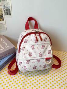 White Bear With Red Edges