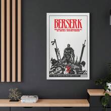 Framed  Poster V9 - 1 Piece Set Manga Art Anime Wall Print Minimalist Painting Set Of 1 Gallery Colorful Art Guts, Griffith, Casca, Judeau,Room Decor. - Random Print(隨機印花) - 查看 2