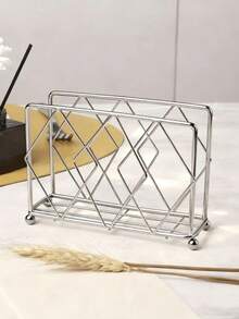Tissue Holder - Nordic Style Metal Tissue Holder, Suitable For Cafes, Hotels, Restaurants, Desktop Organizer, Desktop Decorative Napkin Holder, Tissue Storage Container - Multicolor - View 11