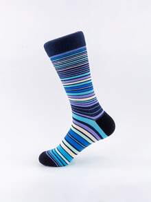 5 Paar Herren fröhliche gestreifte Socken, Freizeitsocken für Zuhause, Reise und Lässig, europäischer und amerikanischer Straßenmode Knöchelsocken