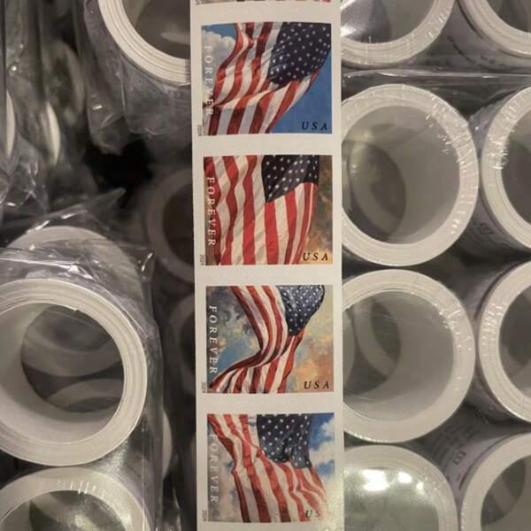 2024 U.S. Flag Forever Postage Stamps – Roll Of 100