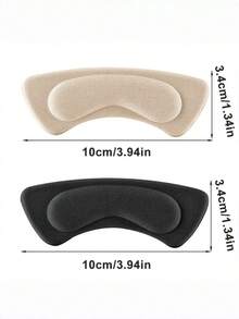 QKC إدراجات رغوية مريحة، مضادة للانزلاق، مناسبة للارتداء طوال اليوم، وسادات رغوية سوداء وبيج للرجال والنساء، تعزز راحة الحذاء، وسادة الكعب | رغوة عالية الجودة، مناسبة للكعب العالي والأحذية - متعدد الألوان - مشاهدة 7