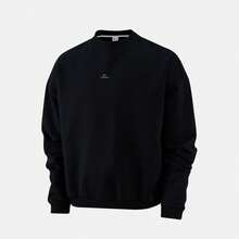Nike Men's AS M NK TF SI BRSH CREW Knit Crewneck Sweatshirt IM5902-010 - Black - View 1