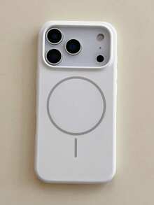 奢华磁吸软硅胶手机壳，兼容 17 Pro Max/17/16/15/14/13/12/11 Pro Max Plus，支持磁吸无线充电，防震保护套