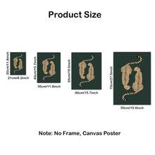 1 件翡翠绿猎豹印花海报、绿豹帆布画印花、多巴胺装饰、复古海报、当代复古豹纹时髦墙壁艺术、公寓艺术、无框架 - 彩色 - 查看 7