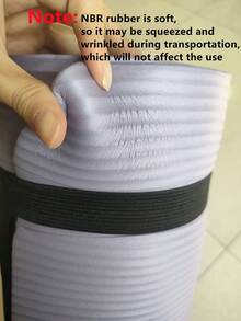 1pc Solid Color Thick Yoga Mat Fitness Mat With Carry Strap Suitable For Gymnastics, Exercise, Pilates,Reduced Volume- Folding Packaging ,Exercise At Home,Multifunctional Push-Up Mat Yoga Mat Kneeling Pad,Kneeling Mat / Balance Pad For Exercise & Yoga, Knee Pad For Work, Fitness Floor Mat , Gym Set ,Suitable For Gift Giving,Mother's Day Gift, Birthday Gift, Christmas Gift