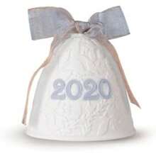Lladro 2020 Porcelain Christmas Bell Blue #18454(default) - Tipo 1 - Ver 2