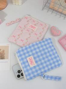 1pc Colorsoft Floral Pattern Portable 6/6.8/7 Inch E-Reader Protective Sleeve, Shock-Proof Carrying Case Pouch For Kindle Paperwhite 2024 1/2/3/4/5/6, E-Reader Storage Bag, Essential For Students And Office Workers, Student Gift, School Use, Holiday Travel, Birthday Gift, Christmas Gift