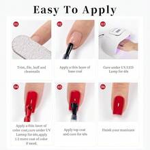 Grey Gel Polish, 0.5 Fl Oz HEMA & TPO Free Dark Grey Gel Nail Polish Soak Off U V LED Fall Winter Nail Art Design Manicure Salon For Women Fgirl{Inchcolor_nameinch:InchOpaque-DarkGreyinch} - 不透明-深灰色 - 查看 9