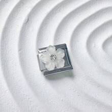 1/5/10 piezas Módulos de acero inoxidable, serie de corazón, flor y lazo - Ideal para hacer pulseras, anillos y regalos DIY