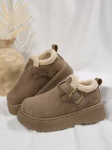 2025冬季新款女士厚底雪地靴，多功能，保暖内衬，冬季保暖鞋，毛绒靴