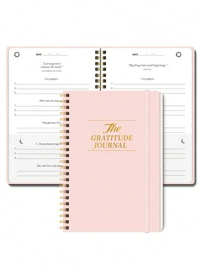 Tacksamhetsdagbok 2026: 5 minuter om dagen för att få mer lycka, positivitet, bekräftelse, produktivitet, mindfulness och egenvård - En odaterad enkel och effektiv daglig guidad planerare, lämplig för kvinnor och män, material för skolstart