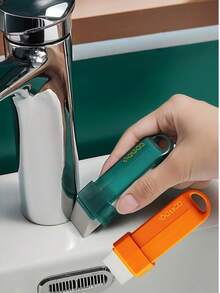 Kitchen Crevice Cleaning Brush, Stove And Sink Edge Narrow Slot Cleaning Brush, Household Easy Grip Handle, Deep Crevice Cleaning - Multicolor - View 12