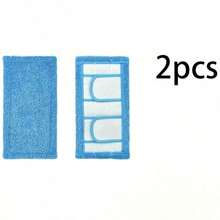 Flat Mop Replacement Head, Washable And Reusable, Durable And Money-Saving, Microfiber Pad, Highly Absorbent, Wet Or Dry, Suitable For Most Flat Mops, Easy To Replace For Cleaning, Home Living, Household Cleaning And Personal Care, Cleaning Tools, Flat Mop Cloths, Mops And Mop Sets - 藍色 - 查看 10