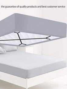 Bed Sheet Holder Straps - Sheet Straps Adjustable Bed Sheet Clips Fasteners Keep Sheets Stays In Place,2Pcs/Set Black - Black - View 7