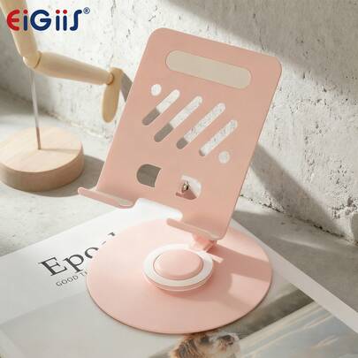 EIGIIS Soporte ajustable para tableta de aleación de aluminio giratorio 360°, compatible con modelos Pro/Air/Mini y otras tabletas