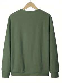 Women'S Baseball Game Day Hoodie -  Beige Pullover With Stitched "GAME DAY" Lettering & Baseball Graphic, Casual Y Sweatshirt For Events, Team Spirit Apparel, All-Season Fit For Baseball Fans - 軍綠色 - 查看 2