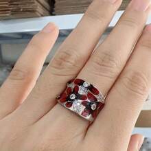 1pc Men Vintage Tiger Eye Ring, Anniversary Gift - Brown - View 2