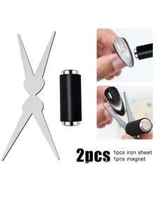 二合一法式美甲猫眼石磁铁，新款法式磁性猫眼美甲工具 - 彩色 - 查看 3