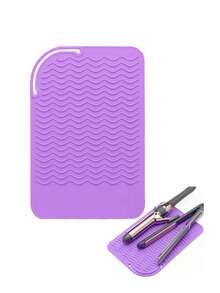 Silicone Heat Resistant Mat, Portable Travel Hot Tools Pad Cover For Curling Iron, Flat Iron, Hair Straightener And Other Hair Styling Tools - Multicolor - View 11