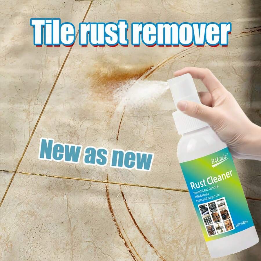 H4Cacle 家用除锈剂，瓷砖、马桶、地板、水龙头黄锈去除剂，铁粉除锈剂，强力清洁不锈钢锅具污渍，炉灶清洁剂，不锈钢清洁除锈剂