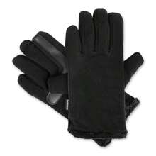 Isotoner Women's Stretch Fleece Touchscreen Texting Cold Weather Gloves With Warm Soft Lining SmartDRI Black One Size - 如圖 - 查看 4