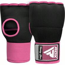 Gel Boxing Inner Gloves For Men Women, 100cm Long Quick Wrist Straps, Elastic Padded Cuffs Under Mitts, Muay Thai Kickboxing Martial Arts - Pink + L - View 8