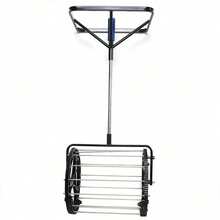 2-In-1 Tennis Ball Retriever Basket Roller Hopper - Efficient 55 Balls Picker For Easy Collection And Storage, Durable Stainless Steel Design - Multicolor - View 3