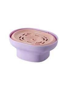 2个/1个洗洁精分配器，家用厨房创意洗洁精分配器，单手按压式便捷分配器，定量分配，安装简便，带孔托盘方便快速沥水，可拆卸设计方便清洗，适用于各种清洁用品，如海绵、钢丝绒、抹布、湿巾等。