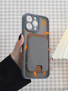 Niedlicher Karotten-Gemüse-Druck, lebendiger Foodie-Ästhetik-Chic-Stil, schützende magnetische Handyhülle, stoßfest, Geschenke für Frauen, Neuankömmling, kompatibel mit iphone17 pro max/17 pro/17/Air/16promax/16pro/16plus/16/15promax/15pro/15/14promax/14pro/14/13promax/13pro/13/12promax/12pro/12