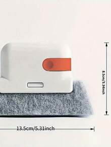 Universal Door And Window Track Cleaning Brush – Ideal For Cleaning Small Gaps, Tracks, And Frames Efficiently - Xám - Xem 4
