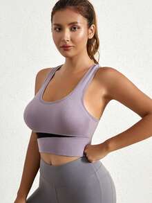 3件套女士彩色无线防震运动文胸，适合跑步、健身、瑜伽